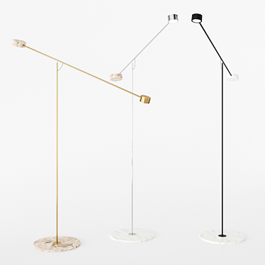 Moooi T Lamp: Sleek Dutch Floor Lamp 3D model image 1 