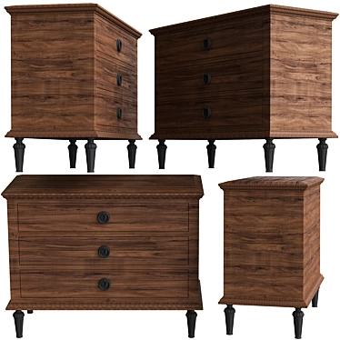 Modern Comod in 2014 Style 3D model image 1 