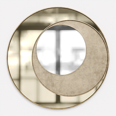 Elegant Reflection: Decorative Mirror 3D model image 1 