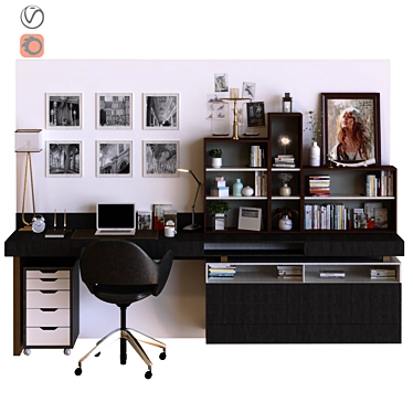 2015 Workplace_015: Efficient, Versatile Office Solution 3D model image 1 