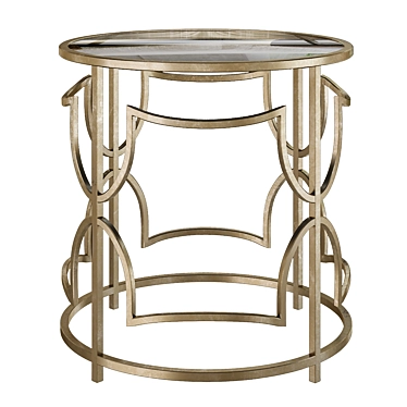 Sophie Circle Side Table: Stylish and Functional 3D model image 1 