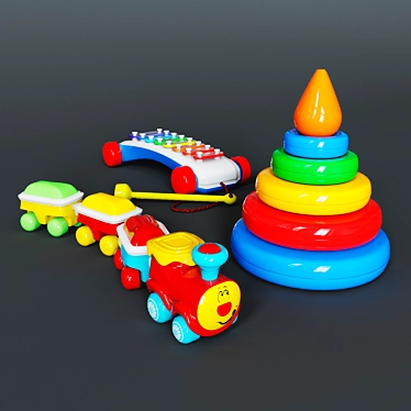 Fun Playtime Kids Toys! 3D model image 1 