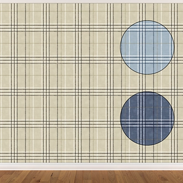 Seamless 3D Wallpaper Set 3D model image 1 