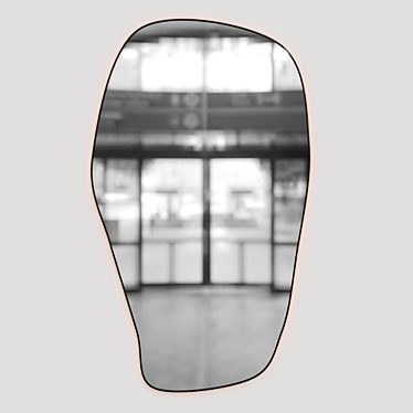 Elegance Reflected: Decorative Mirror 10 3D model image 1 