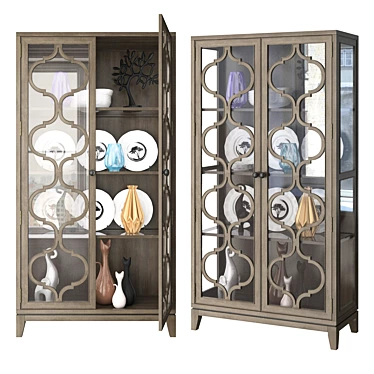 Title: Elegant Glass Showcase - Vidrio Bellamy 3D model image 1 