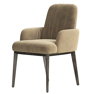 Sleek Belinda Armchair: Modern Italian Design 3D model image 1 