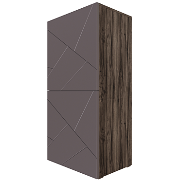 Summit HOFF Wardrobe: Stylish and Functional 3D model image 1 