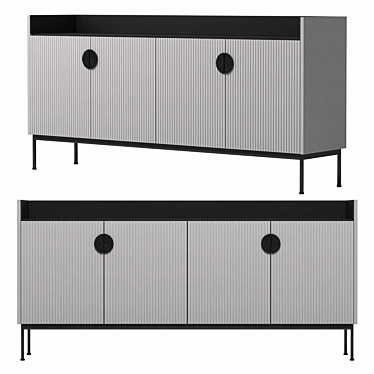 Modern UNO Sideboard, 190cm 3D model image 1 