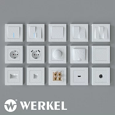 ОМ Sockets and switches Werkel Hammer series (white)