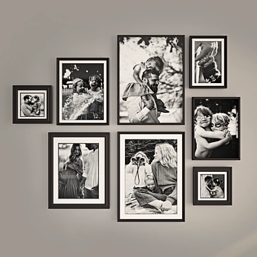 Memories in Frames: Family Photo Collection 3D model image 1 