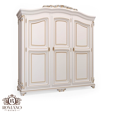 Custom Handcrafted Wardrobe - Nicole Romano Home 3D model image 1 