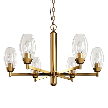 Elegant Julian Chandelier - 68 3D model image 1 