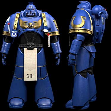 Ultramarine Space Marine: Elite Model 3D model image 1 