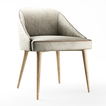 Sleek Sally Chair: Modern Style 3D model image 1 