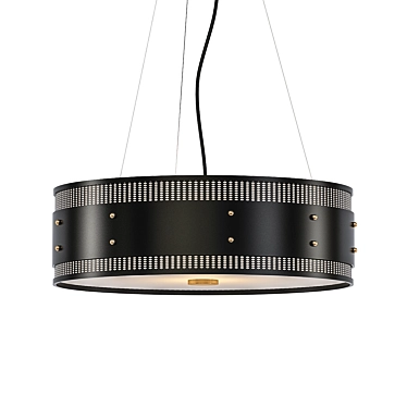 Industrial Mesh Pendant Light: Bunk 3D model image 1 