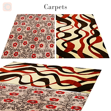 Premium Rug 207: Soft and Durable 3D model image 1 