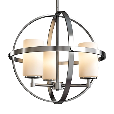 Elegant Alturas Chandelier 3D model image 1 