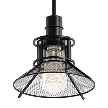 Glasgow Bronze LED Mini Pendant 3D model image 1 
