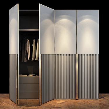 Modern Storage Solution: Cabinet Furniture 032 3D model image 1 