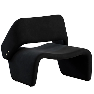 Espasso Ondine Lounge Chair: Stylish and Comfortable 3D model image 1 