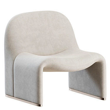 Sleek Alky Armchair: Piretti x Artifort 3D model image 1 