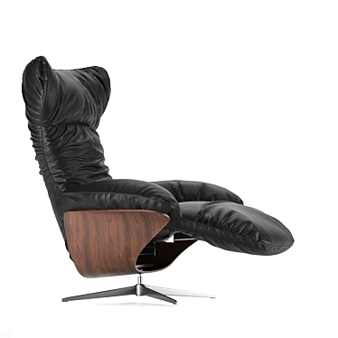 Modern Italian Natuzzi Armchair 3D model image 1 