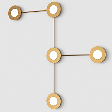 Cattaneo Vintage System Wall Sconce 3D model image 1 