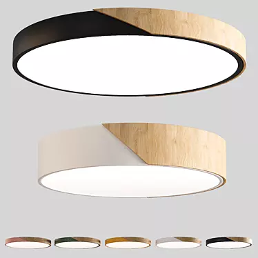 Contemporary Ceiling Lamp with Multiple Colors - Aliexpress 3D model image 1 
