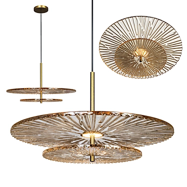 Elegant Agapi Pendant Lamp - D35 x 19 cm 3D model image 1 
