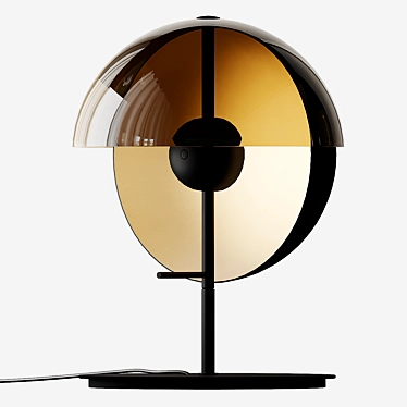 Theia M LED: Elegant Table Lamp 3D model image 1 