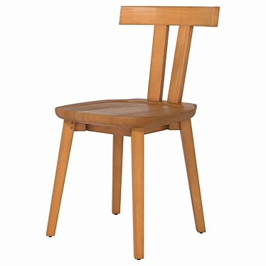 Minimalist Tai Chair - Sleek and Stylish 3D model image 1 