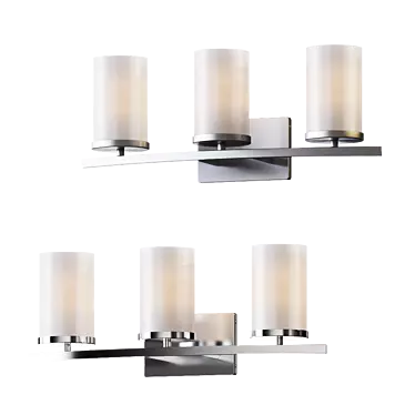 Elegant Crosby 3-Light Sconce 3D model image 1 