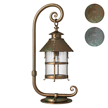 Corona Street Lamp 3D model image 1 