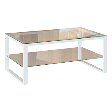 Modern Glass Table Navis 3D model image 1 