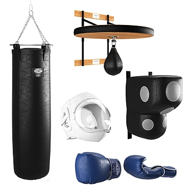 Ultimate Boxing Gym Set 3D model image 1 