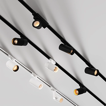 Sleek Track Lighting Solution 3D model image 1 