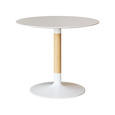 Modern Tic White Dining Table 3D model image 1 