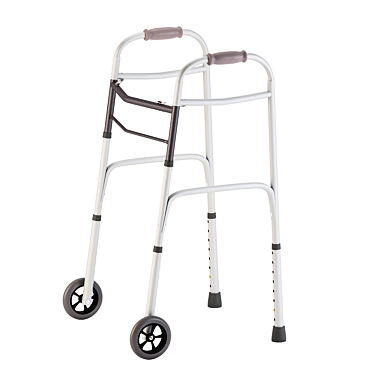 Foldable Medical Walker Equipment 3D model image 1 