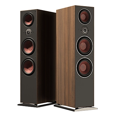 Dali Oberon 9 Dark Walnut: Immersive Audio Excellence 3D model image 1 