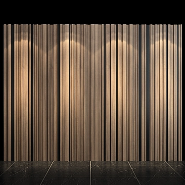 Modern Wall Panel 14 3D model image 1 