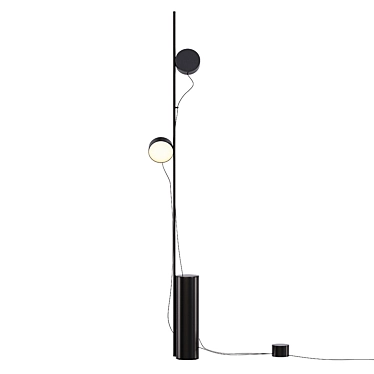 Modern Scandinavian Design Floor Lamp 3D model image 1 