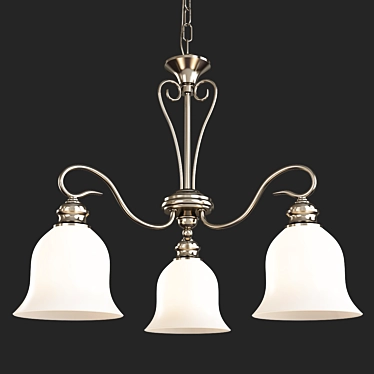 Elegance Illuminated Pendant Chandelier 3D model image 1 