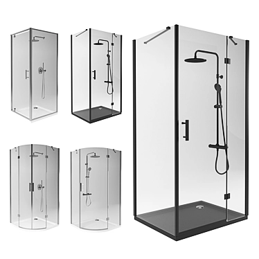 Omnires Shower Enclosures - Perfectly Designed & Easy to Install 3D model image 1 