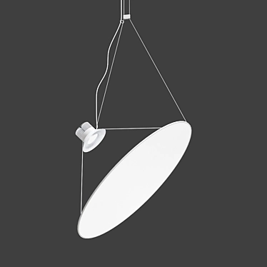 Elegant Ambiance: Amisol Pendant Light 3D model image 1 