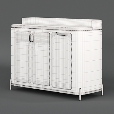 Elegant Visto PATO Sideboard 3D model image 1 