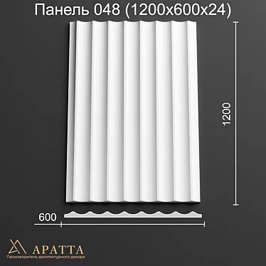 Aratta Lightweight Gypsum Panels 3D model image 1 