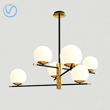 Vintage Charm Pendant Lamp 3D model image 1 