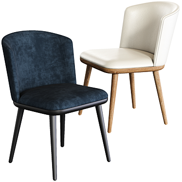 Luxurious Arven L Chair: Elegant Design & Exceptional Comfort 3D model image 1 