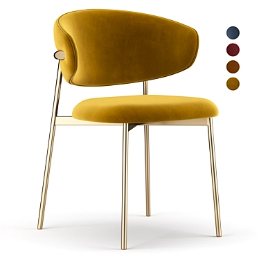 Modern Scandinavian Design Chair 3D model image 1 