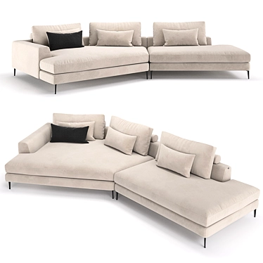 Interia Place Air C Sofa 3D model image 1 